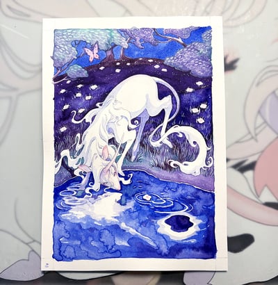 Watercolour original we live forever