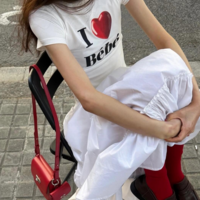 I Love BeBe Printed Top - Thumbnail 4