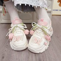 Tulip Butterfly Breathable Sport Shoes - Thumbnail 2