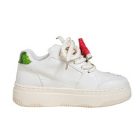 Watermelon Detail Casual White Shoes - Thumbnail 2