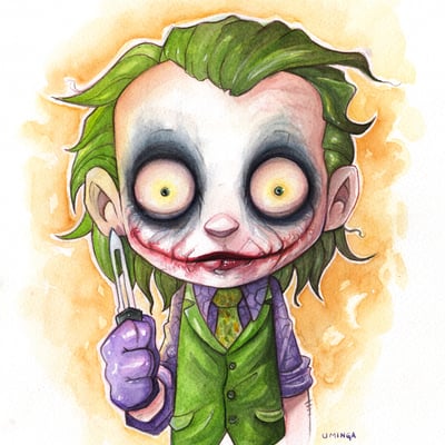 9 x12 full color commission