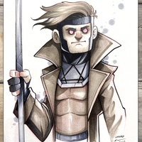  9 X12 Black & Grey Commission  - Thumbnail 2