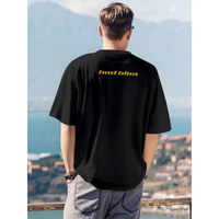 Black Short sleeve Jesus in Church T-shirt  - Thumbnail 1