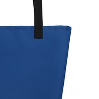 Large Tote Bag Blue  - Thumbnail 2