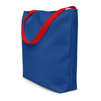 Large Tote Bag Blue  - Thumbnail 6