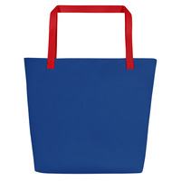 Large Tote Bag Blue  - Thumbnail 9