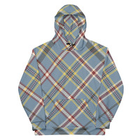 Plaid unisex Hoodie - Thumbnail 5