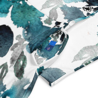 All-over print long sleeve midi dress - Thumbnail 1