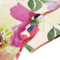 All-over print long sleeve midi dress - Thumbnail 1