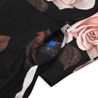 All-over print long sleeve midi dress - Thumbnail 2