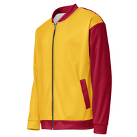 Unisex Bomber Jacket Asymmetrical - Thumbnail 7