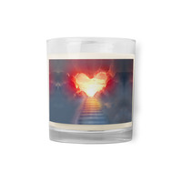 Glass jar soy wax candle- LOVE - Thumbnail 3