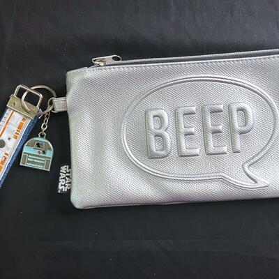 R2d2 silver beep boop clutch purse - Thumbnail 4