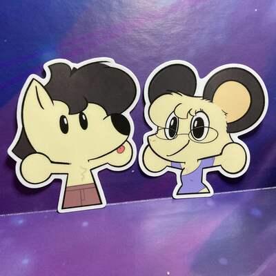 Chow and Molte Cartoony Pajamas - 3in