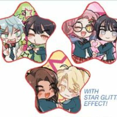 Alien stage alnst alienstage star shaped school badge buttons