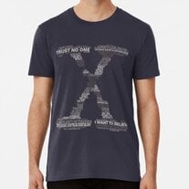 Wisdom of X-Files (Gray) T-Shirt, Long Sleeve, Sweatshirt, Hoodie For Men Women