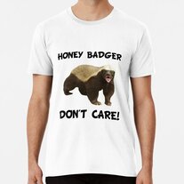 Honey Badger Don't Care T-Shirt, Long Sleeve, Sweatshirt, Hoodie For Men Women