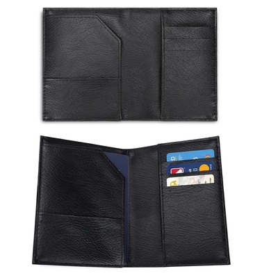 Father’s day gift – twill faux leather passport case & pu leather card holder for men & women – travel organizer for passport, cards, and cash