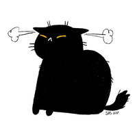 Black Cat Prints (Buy 2 Get 1 Free!) - Thumbnail 1