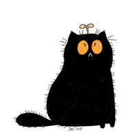 Black Cat Prints (Buy 2 Get 1 Free!) - Thumbnail 3