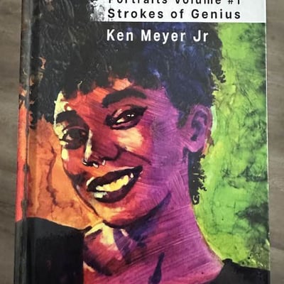 Artist portrait sketchbook hardback (my art book)