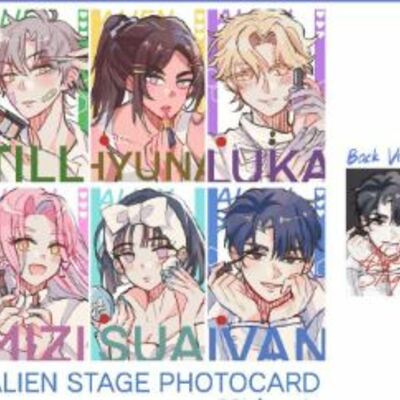  alien stage alnst alienstage make up special photocards