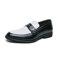 Men's business slip-on shoes large size color matching loafers 3 colors - Thumbnail 4