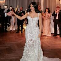 Plus Size Lace Wedding Dress, Appliques Tulle Wedding Dress Bridal Gown - Thumbnail 1
