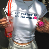 I'D RATHER BE IN HAWAII TEE - Thumbnail 1