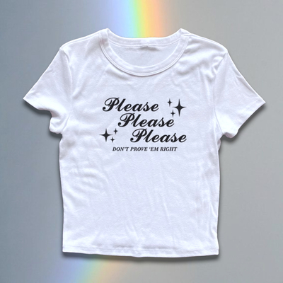 Free shipping-please please please tee - Thumbnail 2