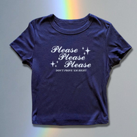 Free Shipping-PLEASE PLEASE PLEASE TEE - Thumbnail 1