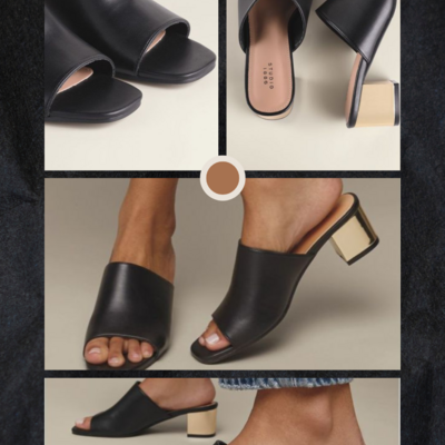Low heel mule - final sale - Thumbnail 1
