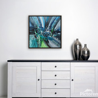 Oceanic Whispers Abstract Art Print - Thumbnail 3