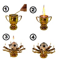 Wholesale Box SPECIAL Of 63 Sport Ball Trophy Birthday Candles - Thumbnail 2