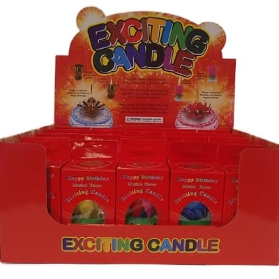 Wholesale box special of 63 sport ball trophy birthday candles