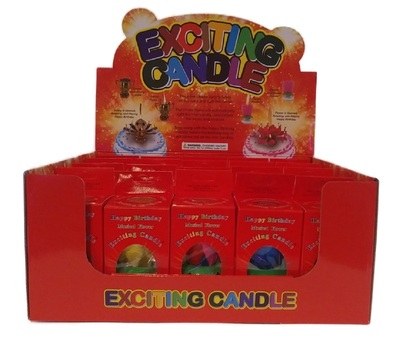 Wholesale Box SPECIAL Of 63 Sport Ball Trophy Birthday Candles