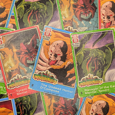 Inhumanoids - Three (3) Piece Retro Trading Card Set
