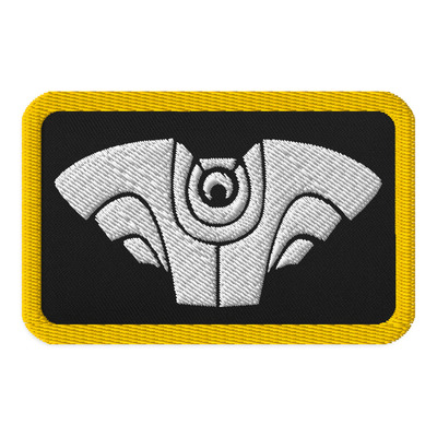 Kamikaze gravity pack embroidered patch