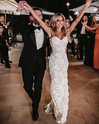 Mermaid Sweetheart Ivory Lace Wedding Dresses 2025 Spring New Arrival,1954