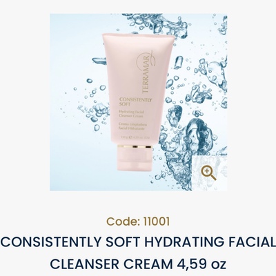 Consistently soft hydrating facial cleanser cream 4,59 oz