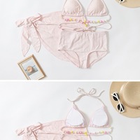 Sexy Strappy 3-piece Bikini Set - Thumbnail 9