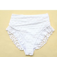 2pcs White Ruffle Bikini Set - Thumbnail 6