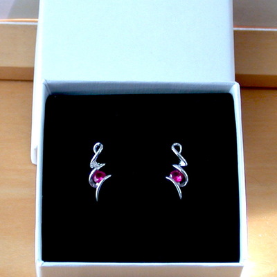 925 ruby (lab created) earrings/925 silver ruby stud earrings/ruby jewellery/ruby jewelry/red ruby earrings/925ruby earrings/july birthstone