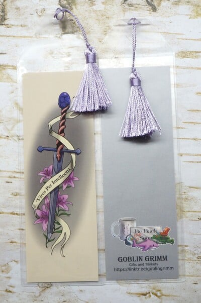Lilies and Blades Bookmark