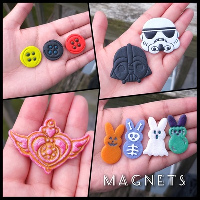 Themed magnets