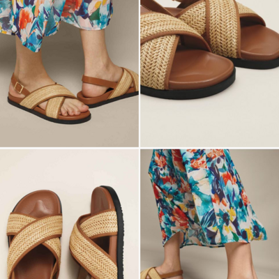 Footbed sandal - final sale - Thumbnail 1