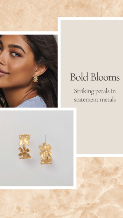 Flourish Hoop Earrings -FINAL SALE