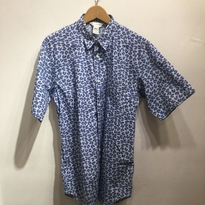 Comme des Garçons Shirt blue patterned shirt 2006