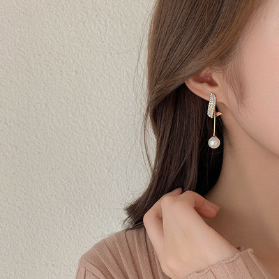 New  trendy elegant pearl tassel earrings travel party holiday dressing for women jewelry girls gifts