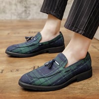 Men's large size casual slip-on loafers - Thumbnail 2
